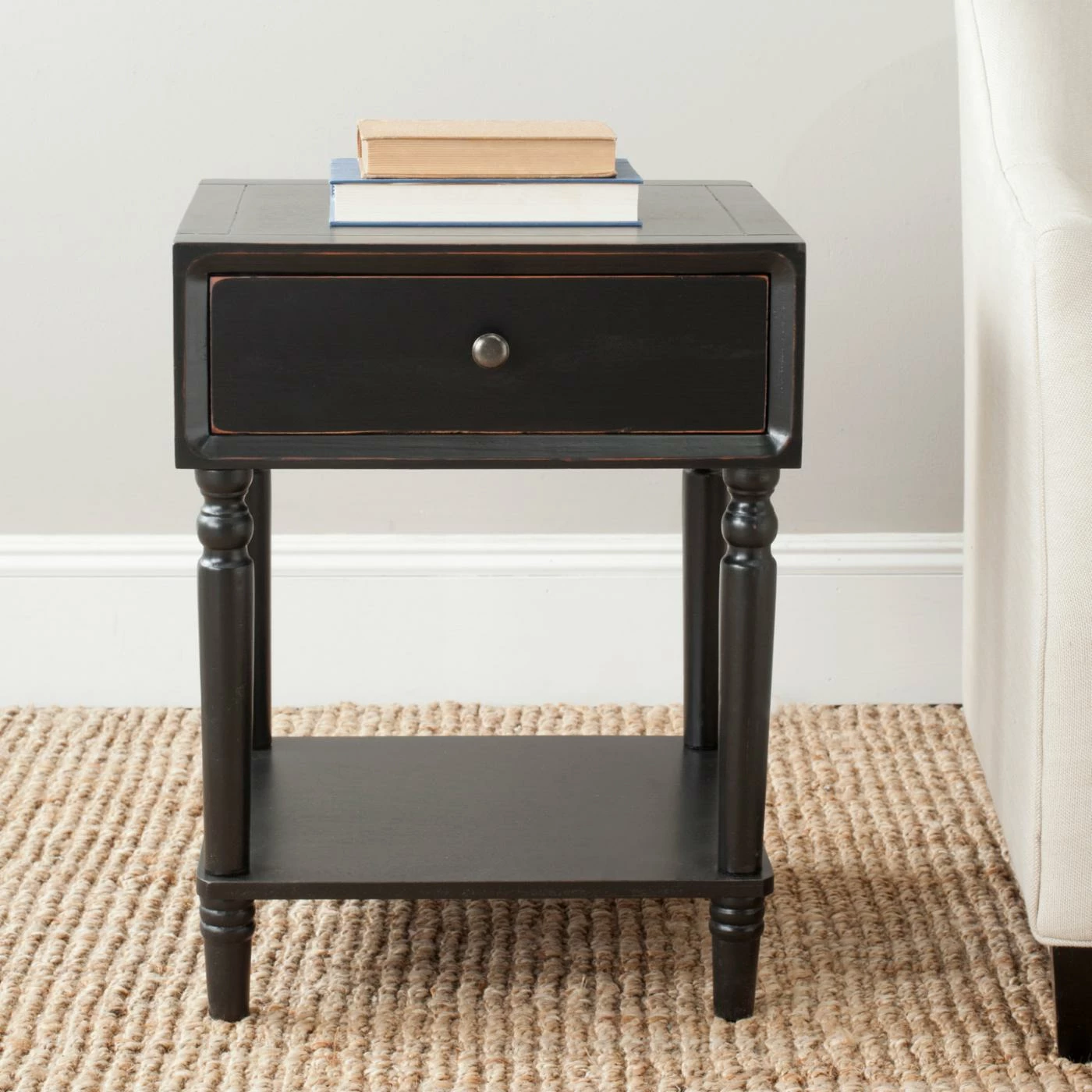 Outlet π Rectangle End Tables & Side Tables Safavieh Siobhan Storage Side Table π - Image 3