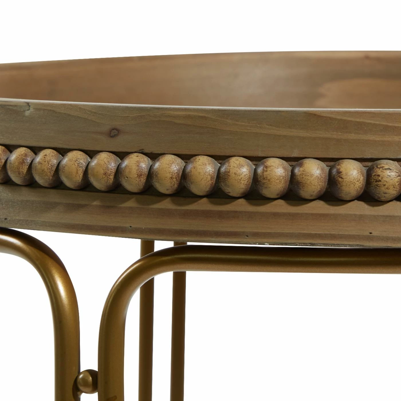 Best Sale π Round End Tables & Side Tables DecMode Wood Contemporary Accent Table - Set Of 2 β - Image 3