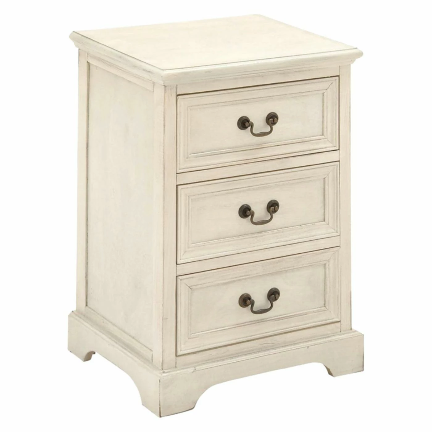 Brand new π Rectangle End Tables & Side Tables DecMode Wood 3 Drawer Accent Table 𧨠- Image 3