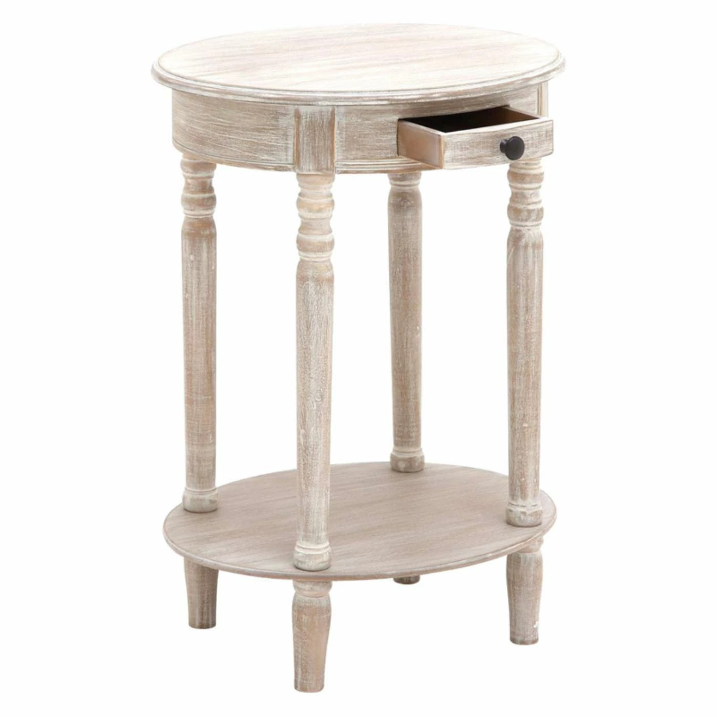 Best reviews of π Oval End Tables & Side Tables DecMode Wood Oval Accent Table π€© - Image 3