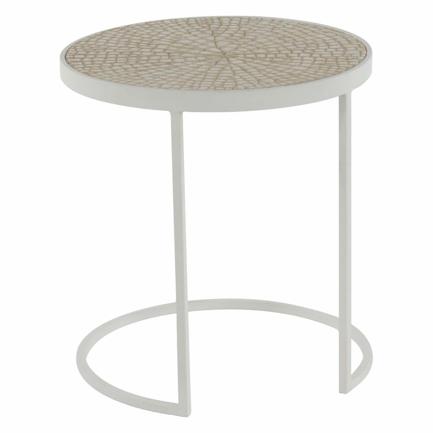 Top 10 🎉 Round End Tables & Side Tables DecMode Traditional Fir Wood And Iron Round Nesting Tables - Set Of 3 ❤️ - Image 3