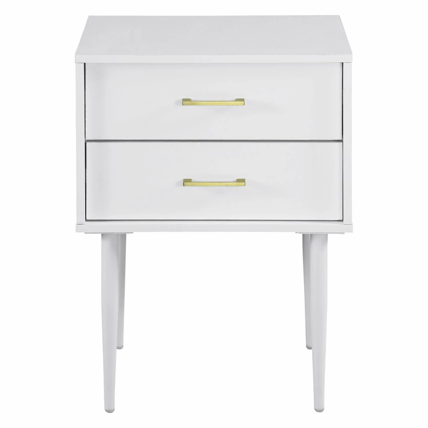 Best Sale π Rectangle End Tables & Side Tables Walker Edison Olivia 2 Drawer Side Table π - Image 3