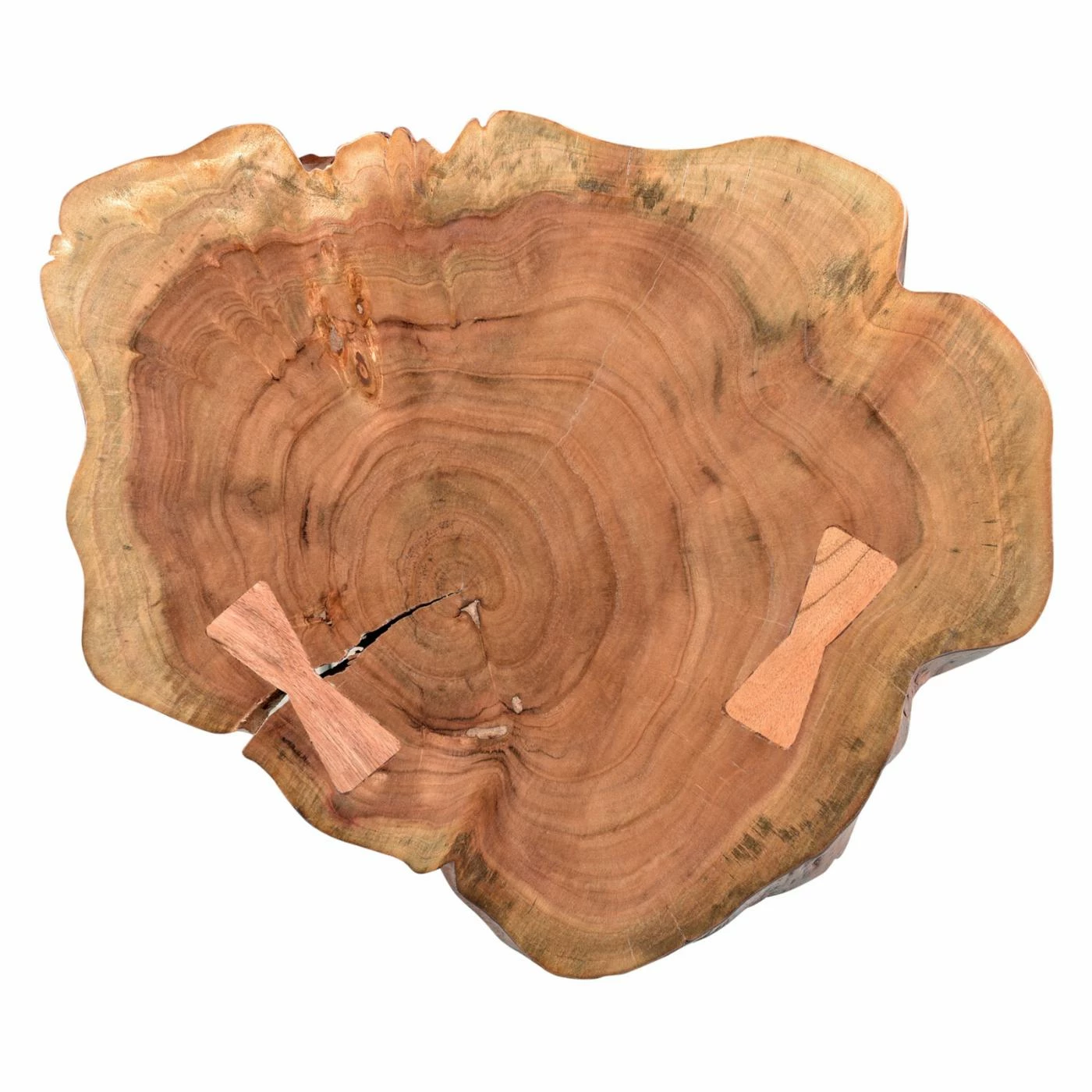 Brand new π― Other Shapes - End Tables & Side Tables !nspire Log Cut End Table - Natural π - Image 3