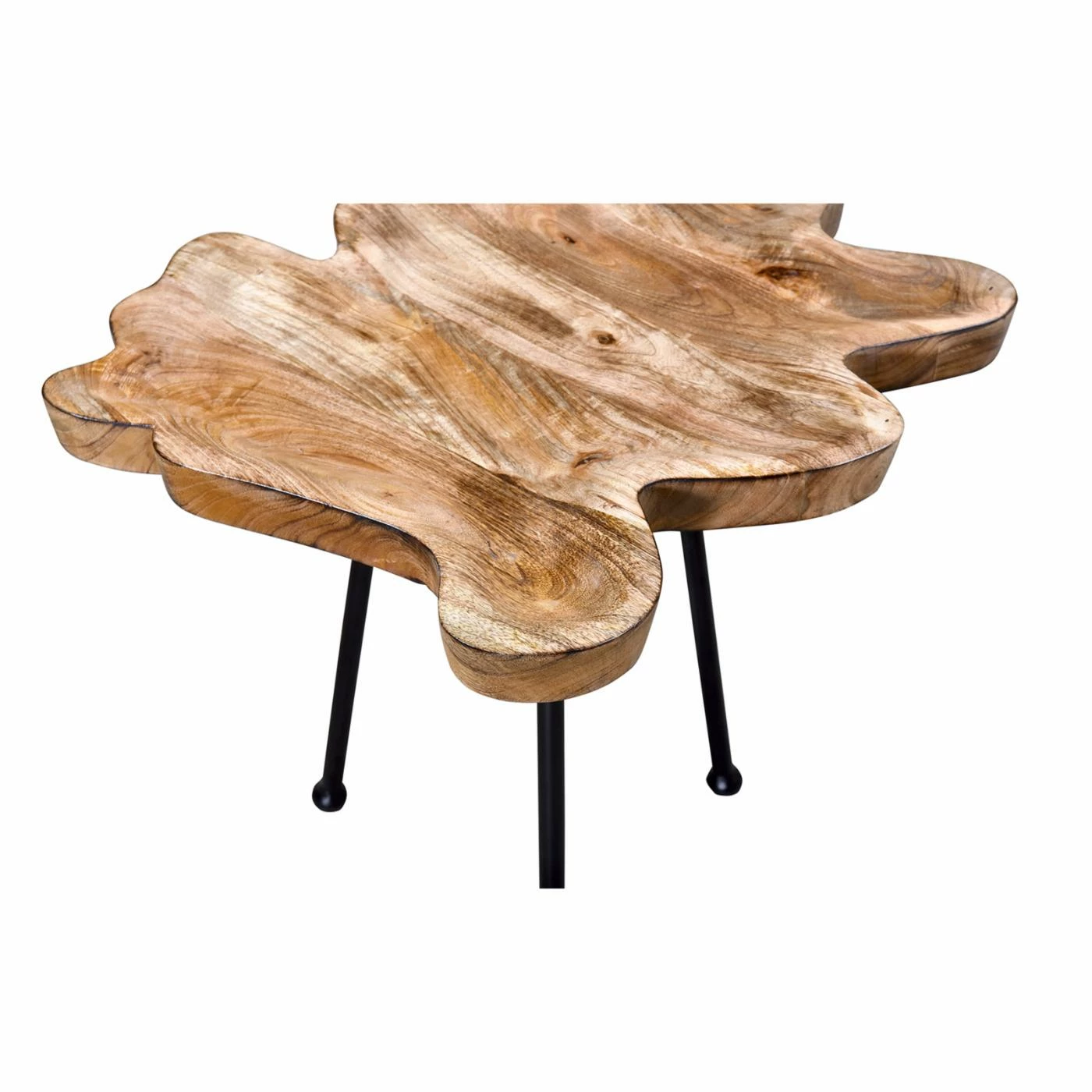 Best reviews of π€© Other Shapes - End Tables & Side Tables Worldwide Home Furnishings Solid Wood Accent Table π - Image 2