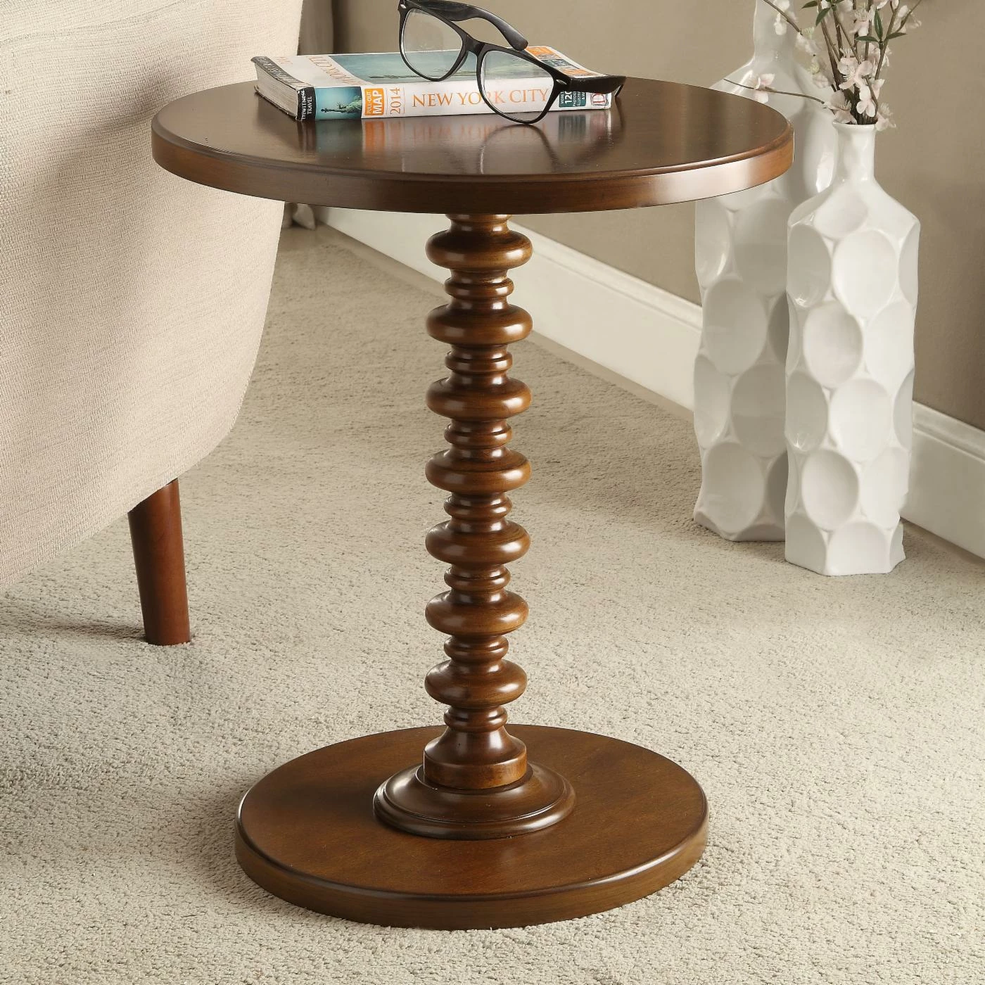 Brand new ✨ Acme Furniture Round End Tables & Side Tables ACME Acton Side Table ✨ - Image 2