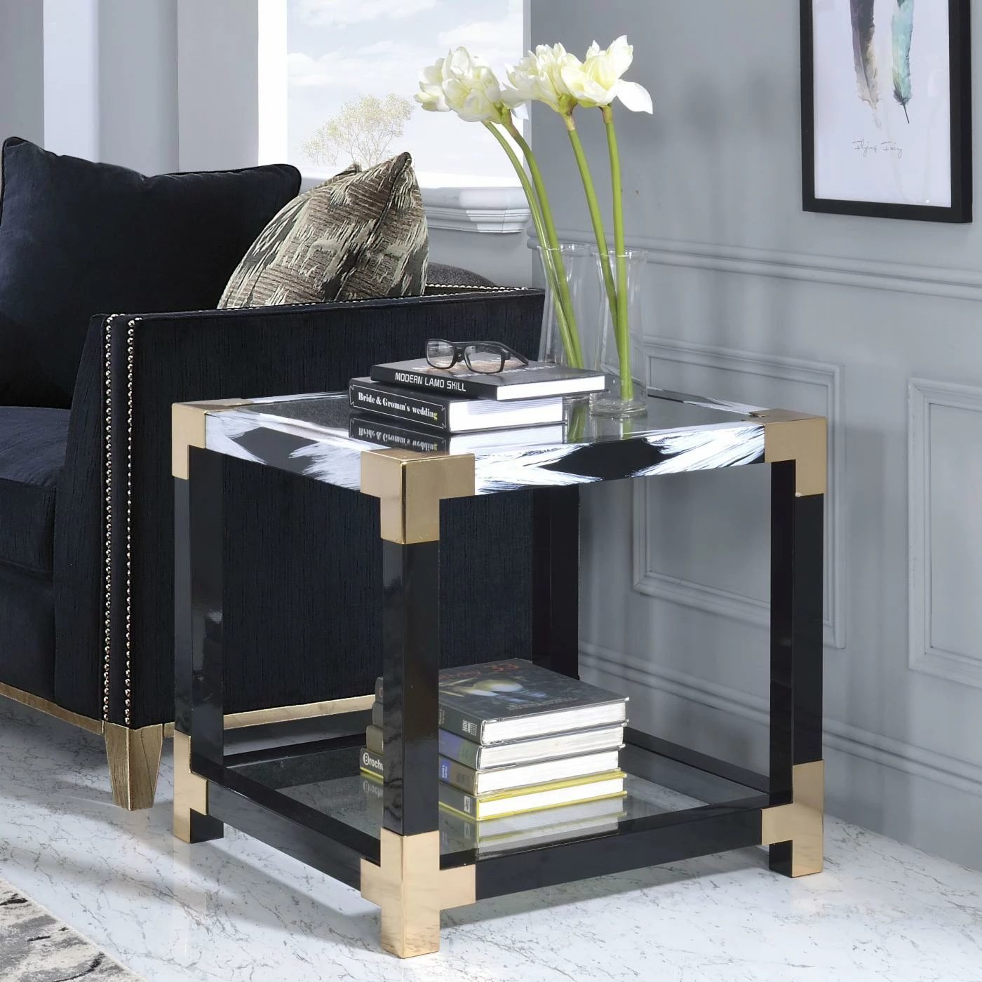Best Sale ๐งจ Rectangle End Tables & Side Tables Acme Furniture Lafty End Table โจ - Image 2