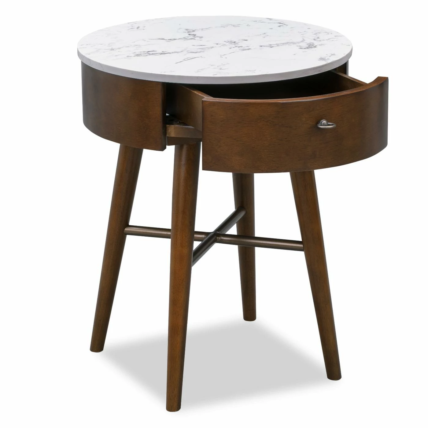 Promo π Poly & Bark Round End Tables & Side Tables Poly & Bark Andover Side Table β - Image 2