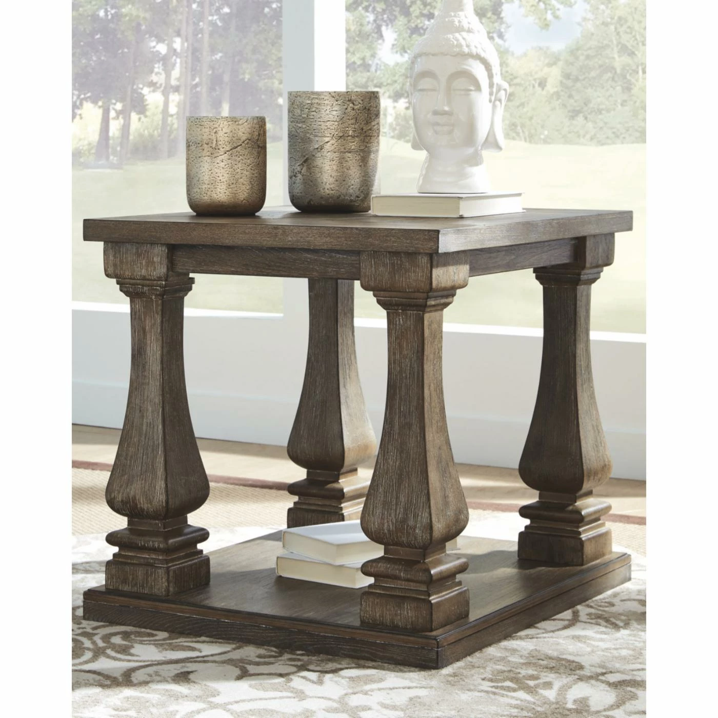 Buy 🎉 Rectangle End Tables & Side Tables Signature Design By Ashley Johnelle End Table ❤️ - Image 2