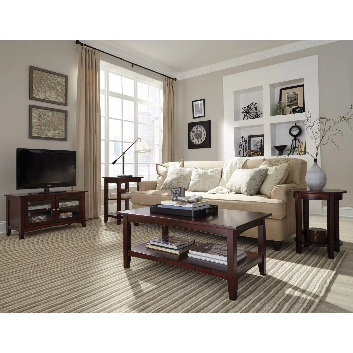 Cheapest π Round End Tables & Side Tables Alaterre Furniture Shaker Cottage Round Accent Table π - Image 2