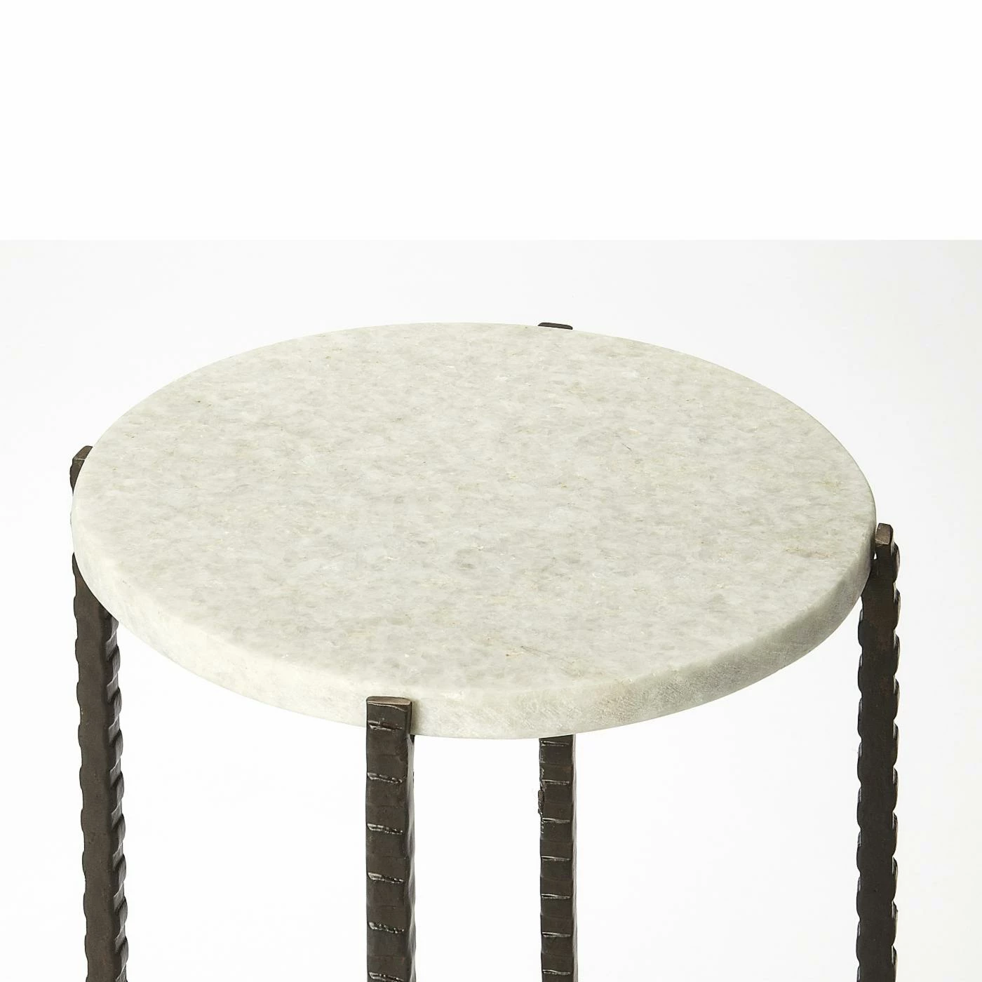 Best reviews of π Round End Tables & Side Tables Butler Specialty Nigella Round Marble And Metal Accent Table π - Image 2