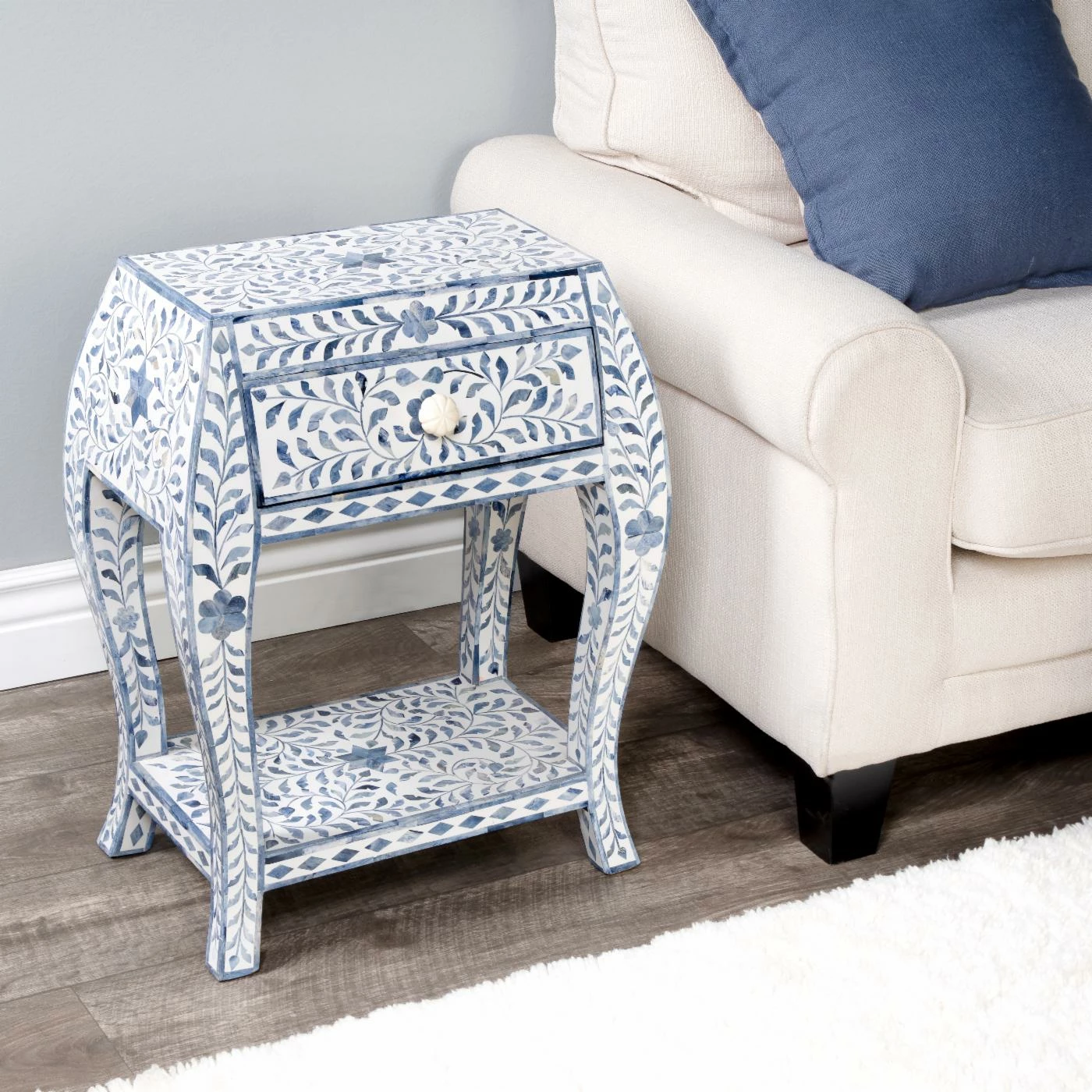 Discount π― Butler Specialty Rectangle End Tables & Side Tables Butler Trubadur Bone Inlay Side Table β¨ - Image 2