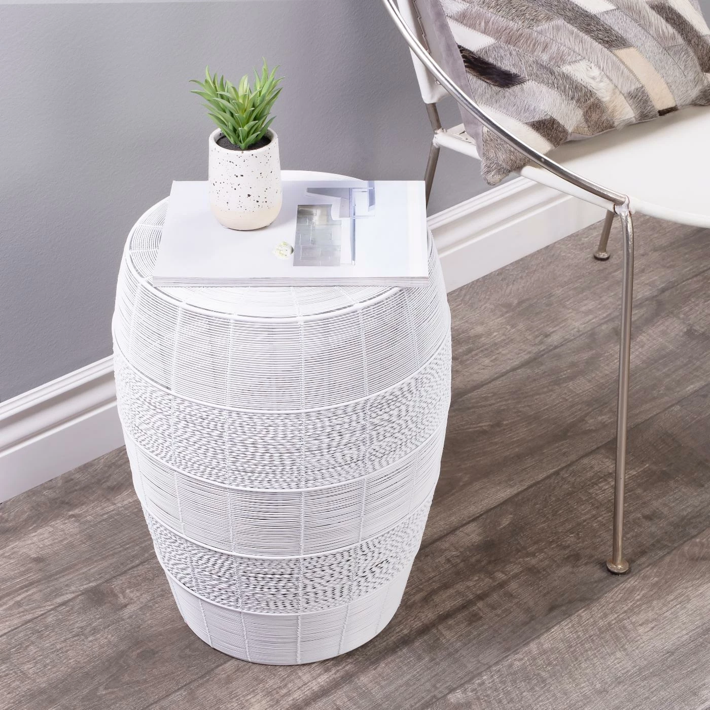 Top 10 π€© Butler Specialty Round End Tables & Side Tables Butler Bellarose Metal End Table π - Image 2