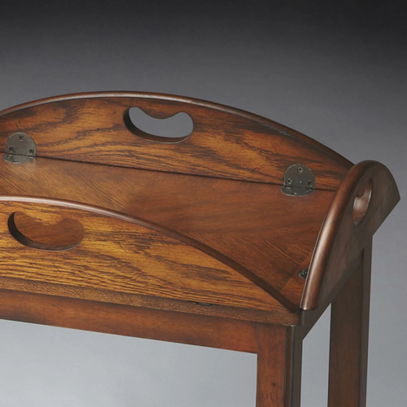 Brand new π Butler Specialty Oval End Tables & Side Tables Butler Table - Vintage Oak β¨ - Image 2