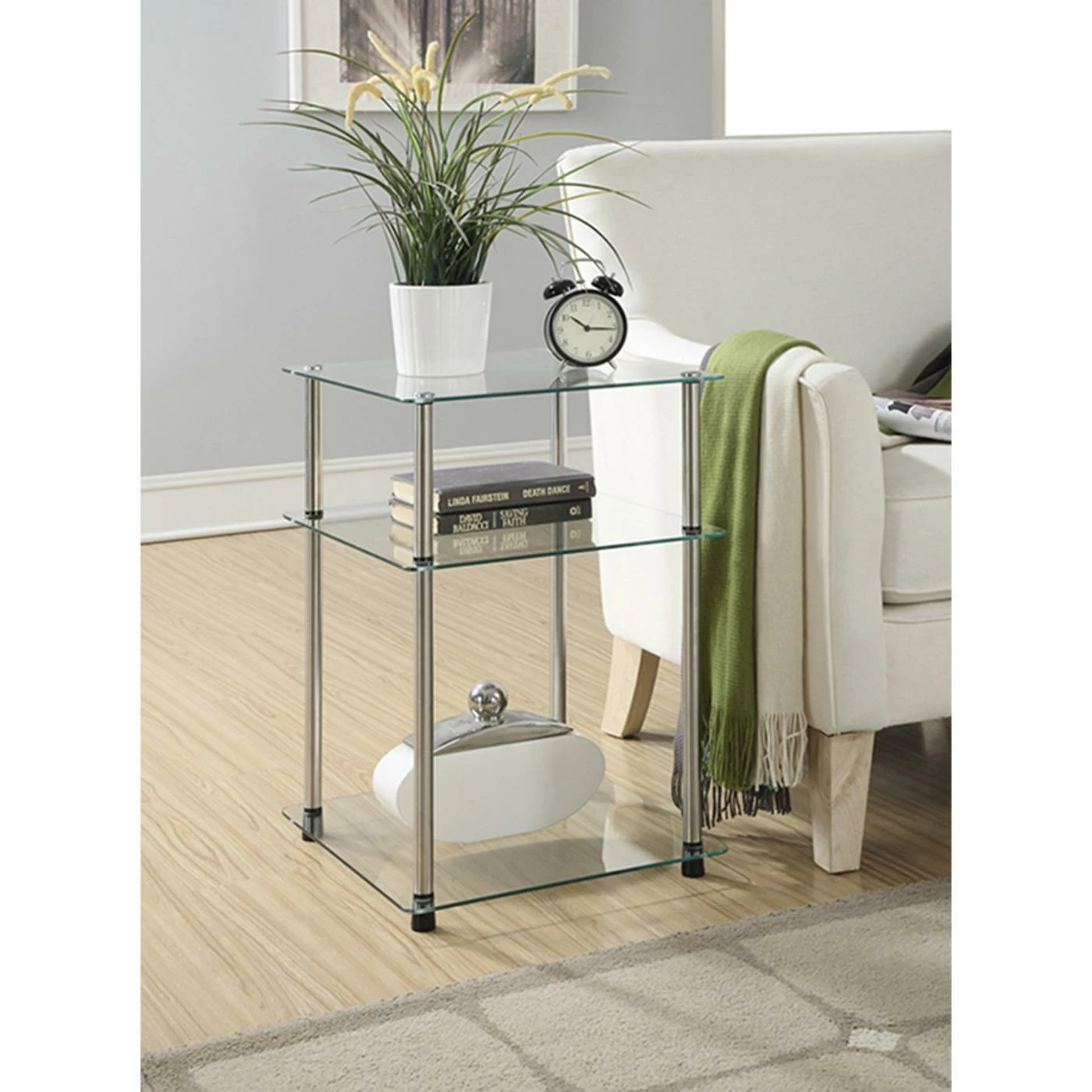 Buy ⭐ Square End Tables & Side Tables Convenience Concepts Designs2Go Square End Table ✨ - Image 2