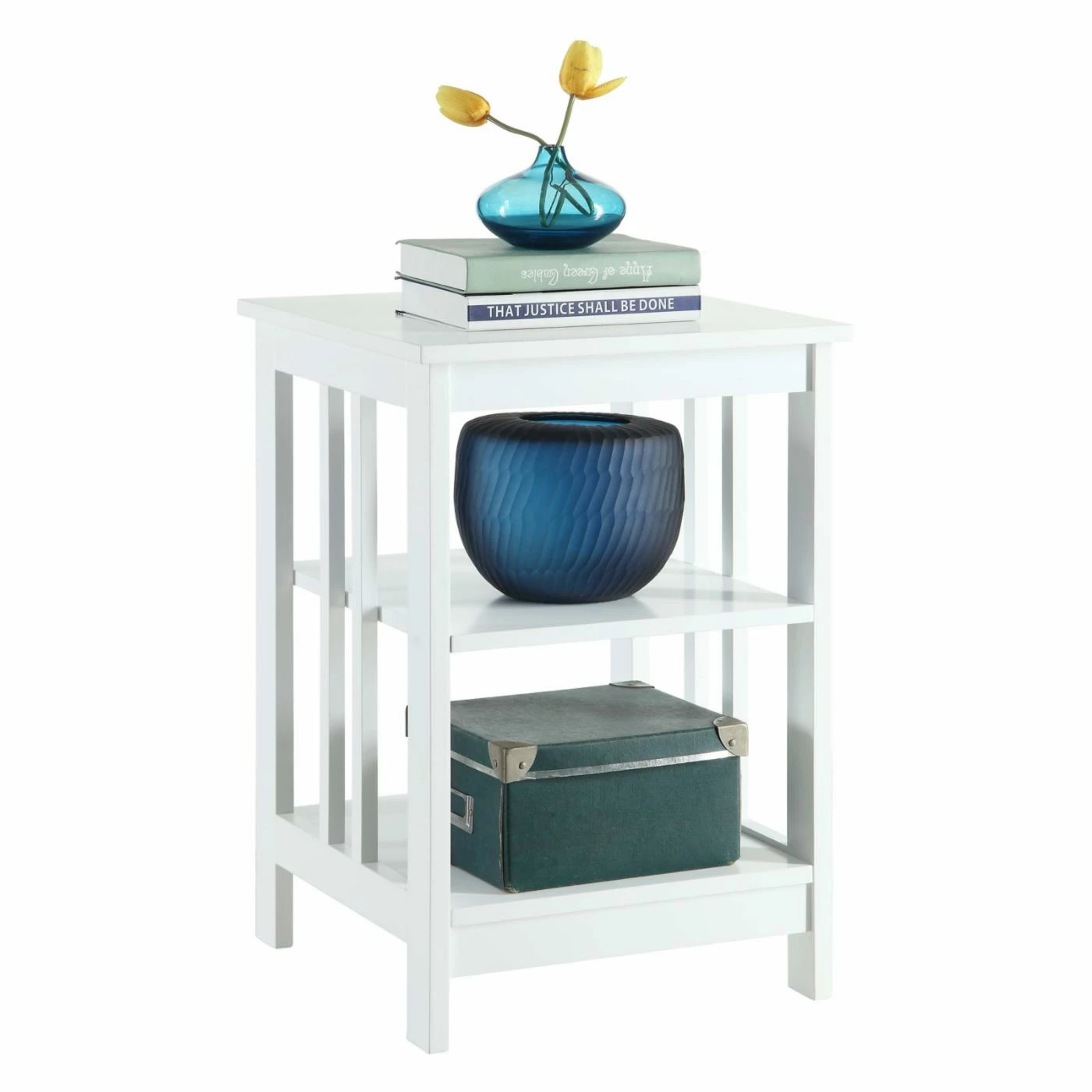Best deal 🎉 Square End Tables & Side Tables Convenience Concepts Mission End Table 😉 - Image 2