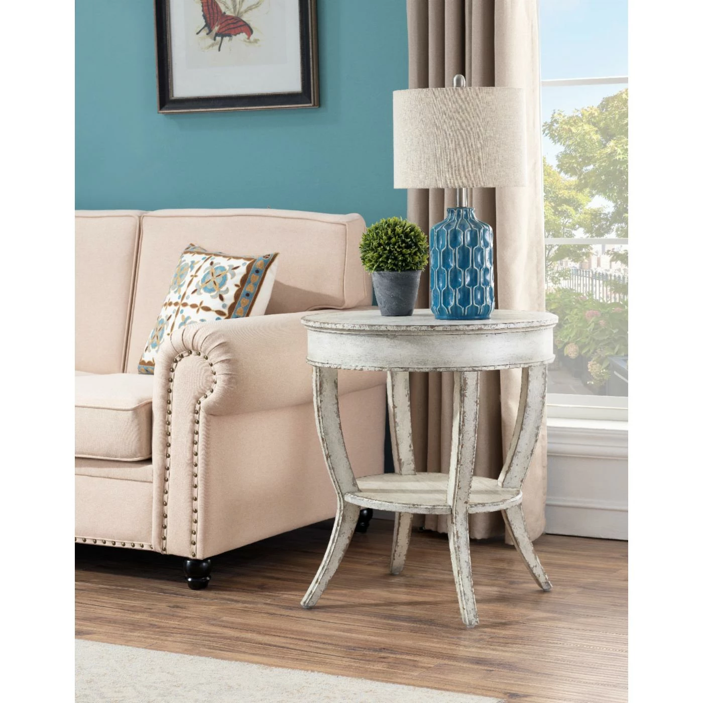 Hot Sale ๐งจ Coast To Coast Imports, LLC Round End Tables & Side Tables Coast To Coast Imports Athens Round Accent Table ๐ - Image 2