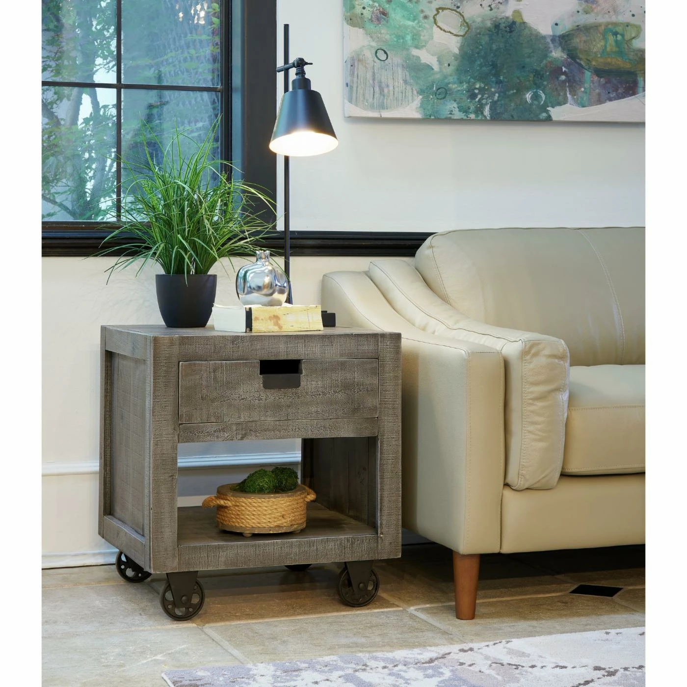 Top 10 🧨 Rectangle End Tables & Side Tables Picket House Furnishings Micah Square Storage End Table ❤️ - Image 2