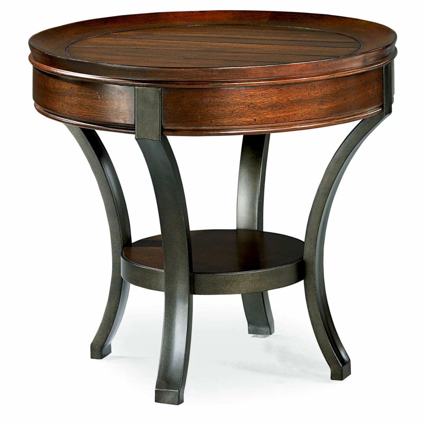 Brand new ❤️ Round End Tables & Side Tables Hammary Sunset Valley Round End Table - Rich Mahogany 😍 - Image 2