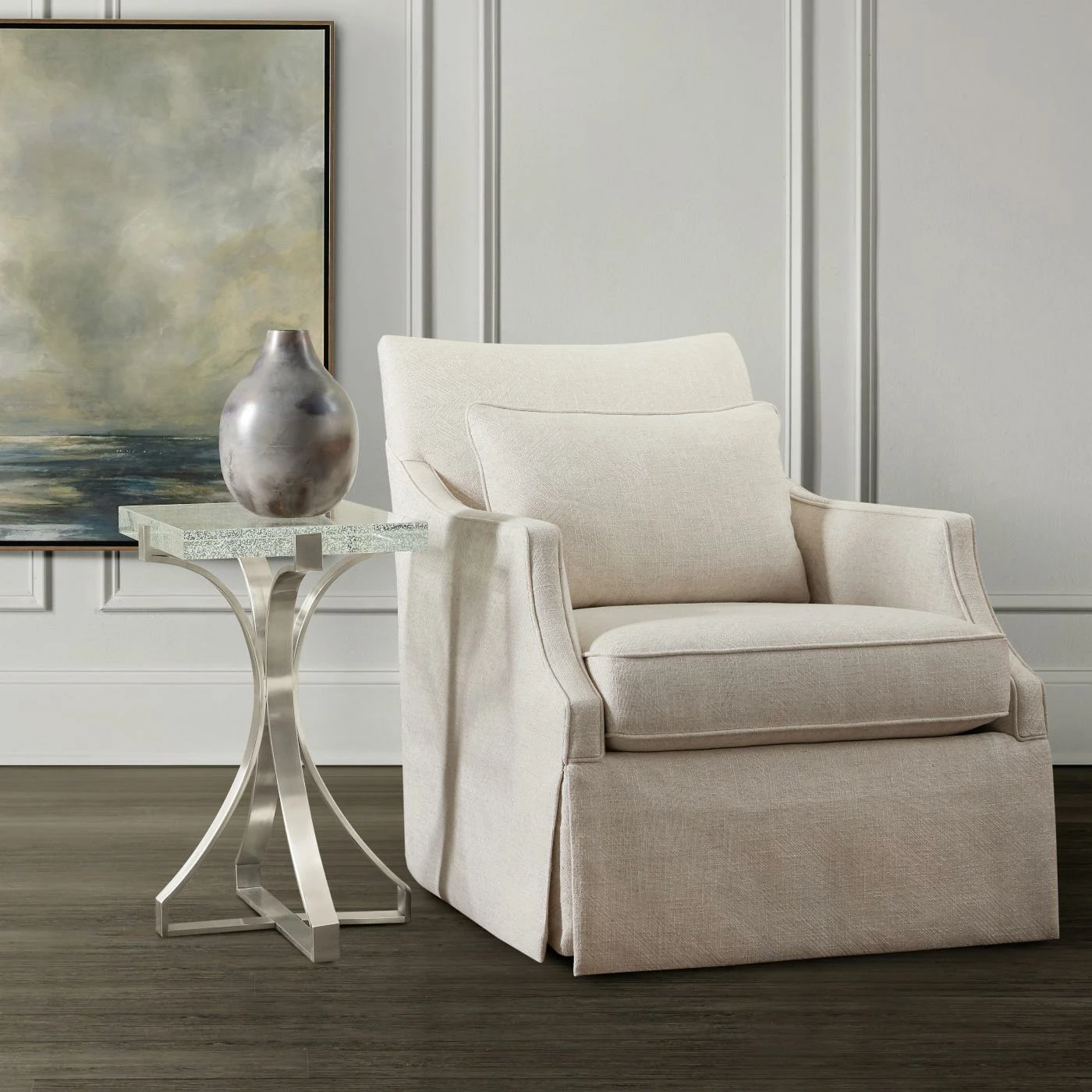 Best reviews of π Rectangle End Tables & Side Tables Hooker Furniture Bubble Glass Rectangular Accent Table π― - Image 2