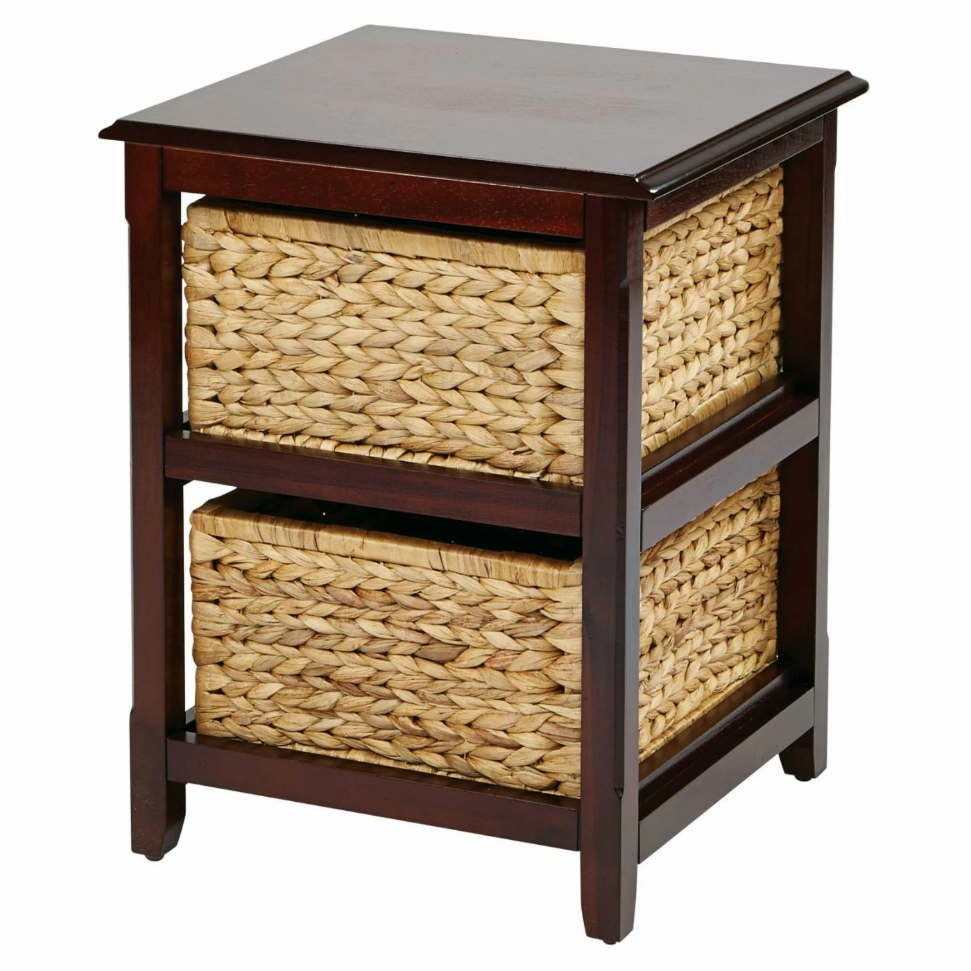 Deals ๐คฉ Rectangle End Tables & Side Tables OSP Home Furnishings Seabrook Rectangle End Table With 2 Baskets ๐ - Image 2