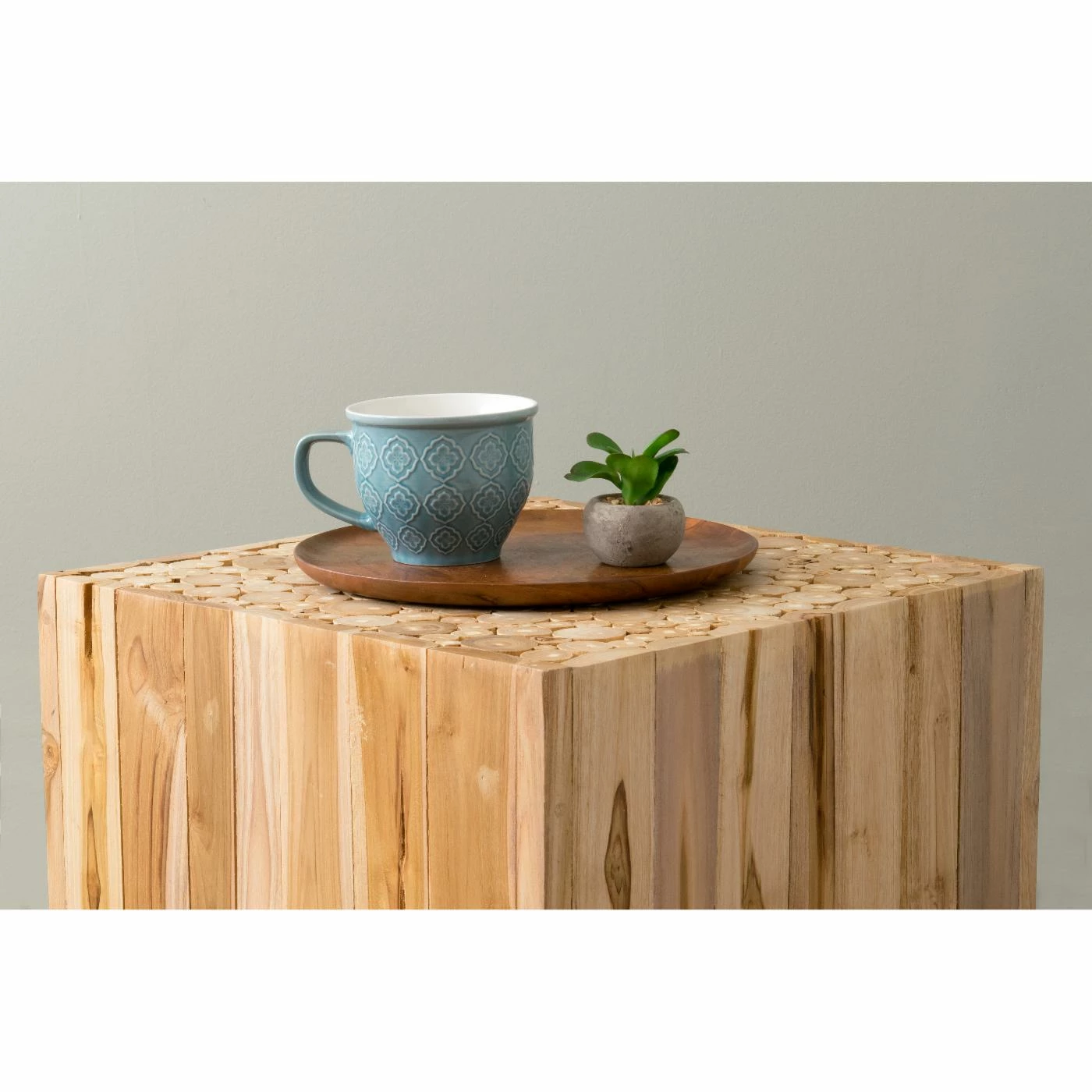 Discount ๐งจ Square End Tables & Side Tables East At Main Merrill Teakwood Square Accent Table โญ - Image 2