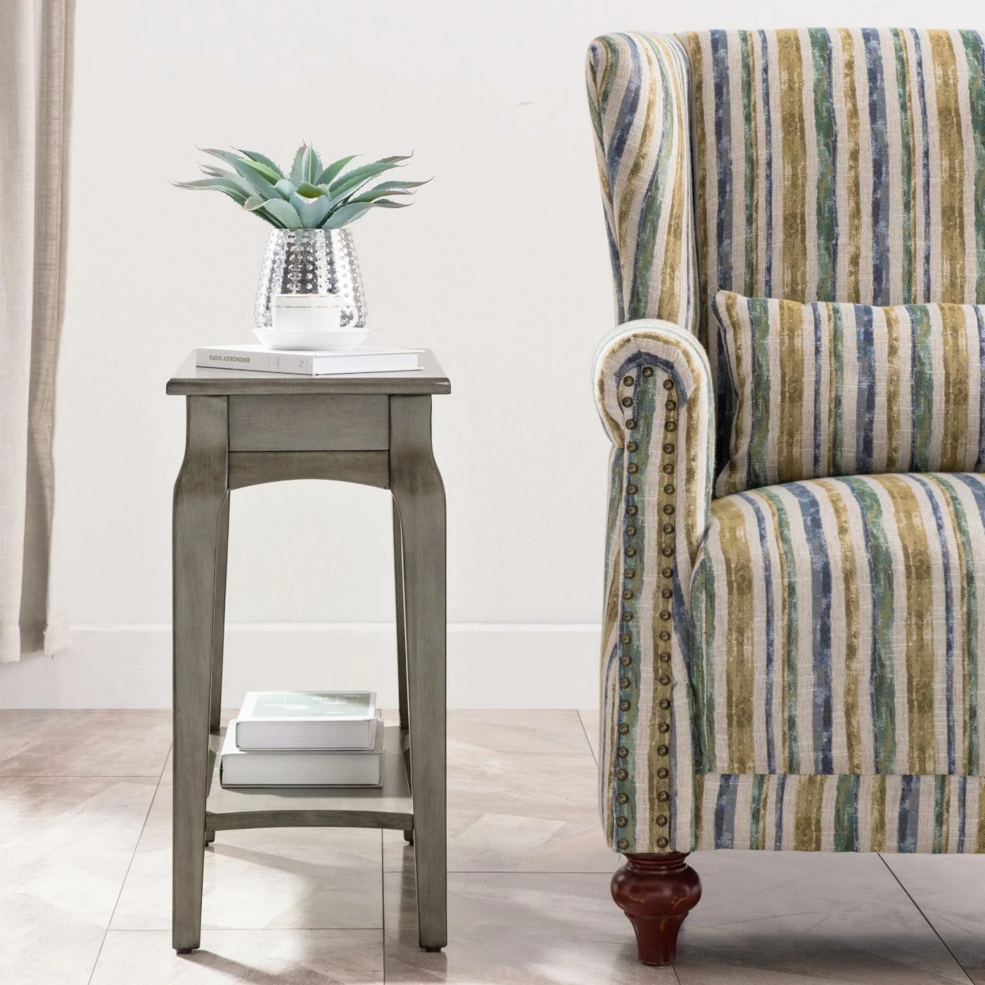 Best deal π₯ Rectangle End Tables & Side Tables Leick Home Stratus Narrow Chairside End Table π - Image 2