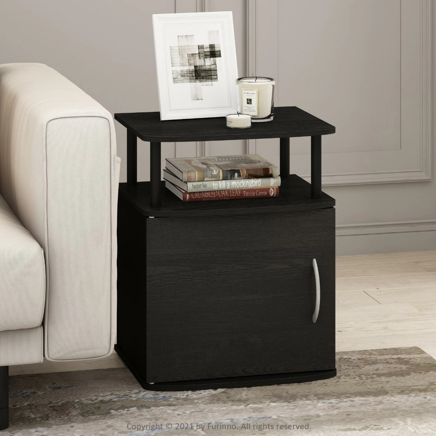 New β¨ Rectangle End Tables & Side Tables Furinno Jaya Utility Design End Table - Set Of 2 π€© - Image 2