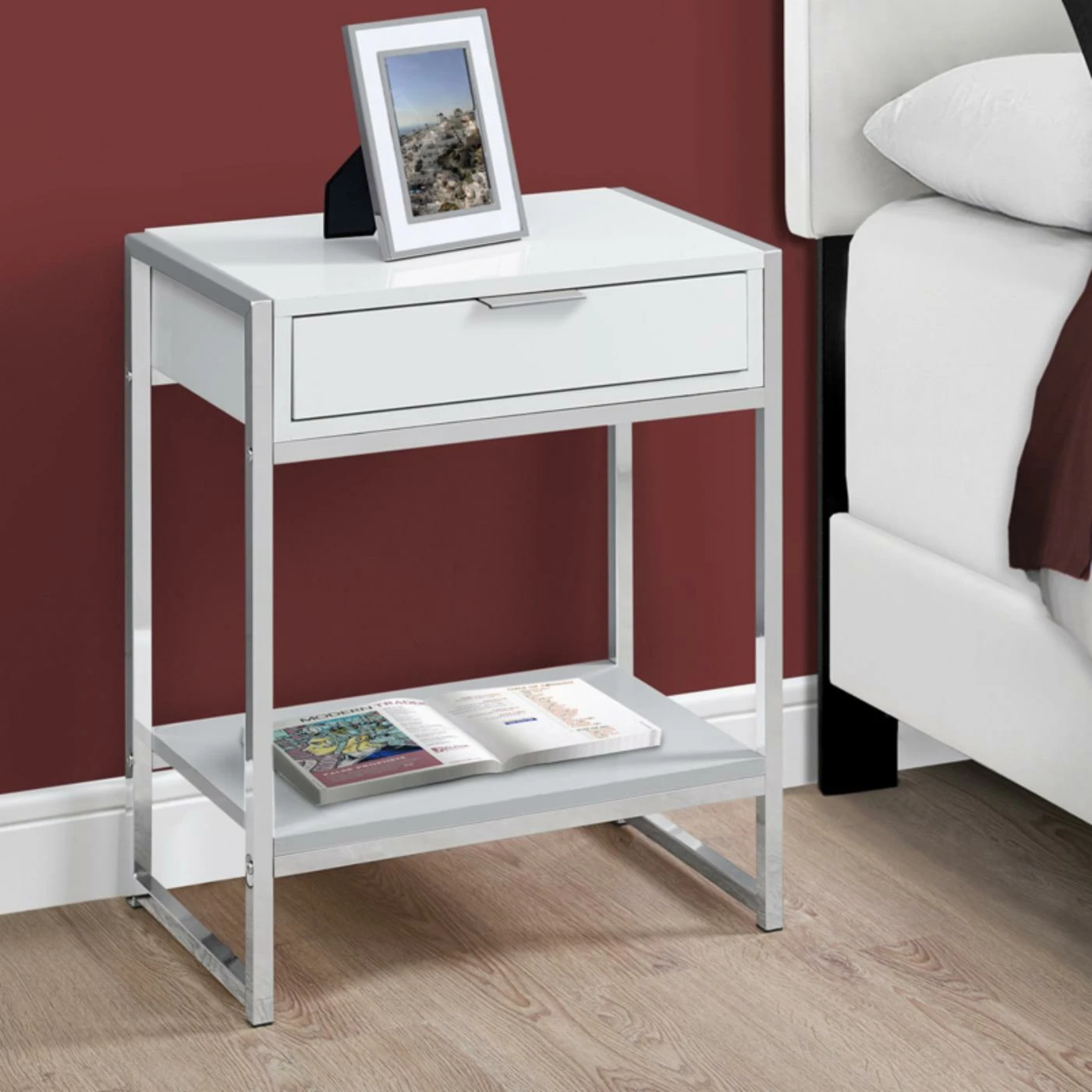 Promo π₯ Rectangle End Tables & Side Tables Monarch Specialties Single Drawer End Table With Shelf π€© - Image 2