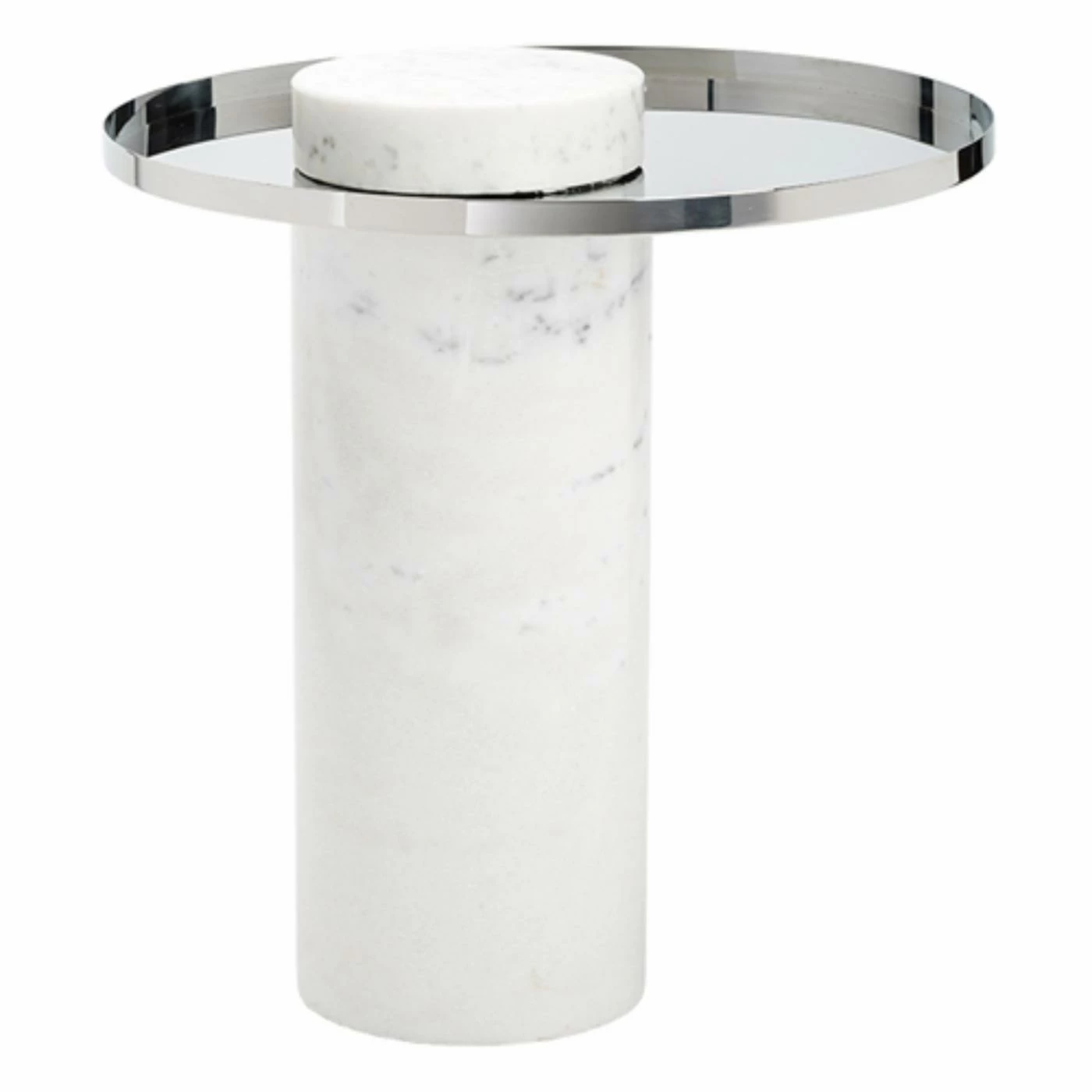 Hot Sale 😉 Round End Tables & Side Tables Nuevo Pillar Adjustable End Table 🔔 - Image 2