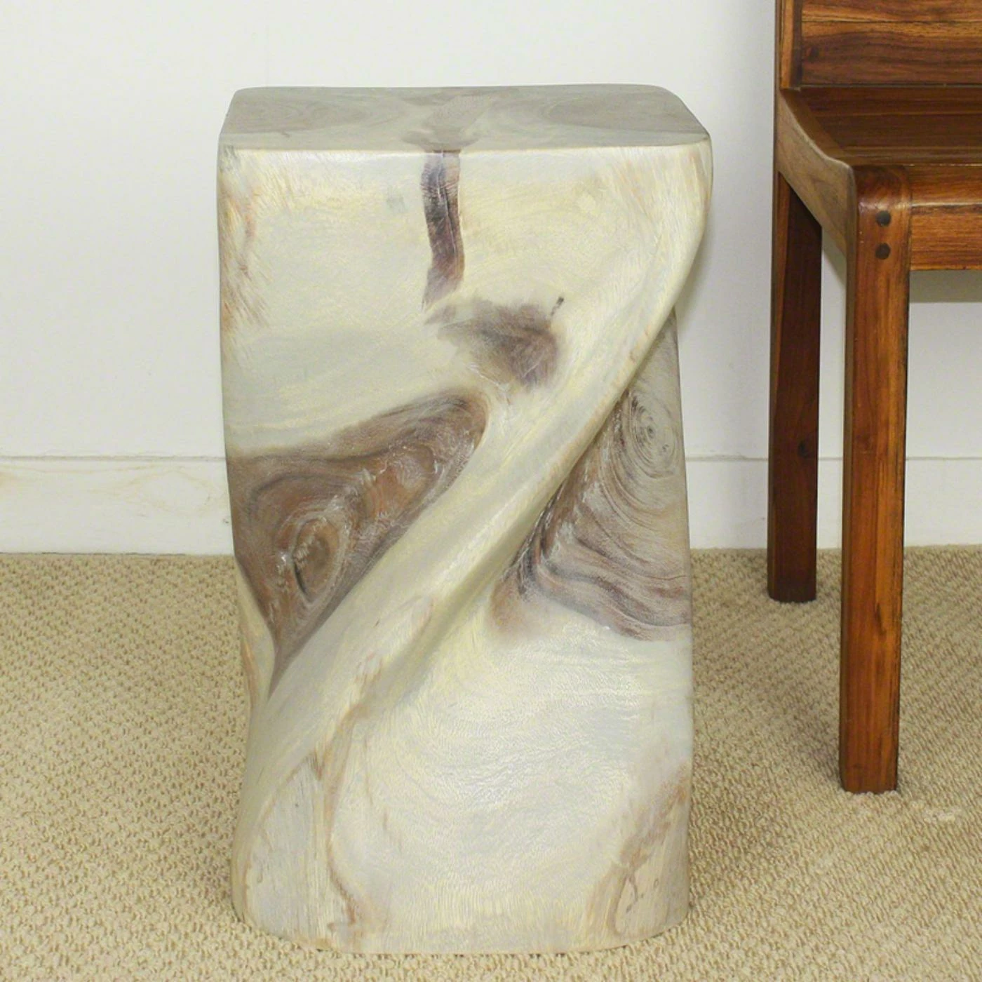 Promo ✔️ Square End Tables & Side Tables Strata Furniture Big Twist 20 In. End Table 😉 - Image 2