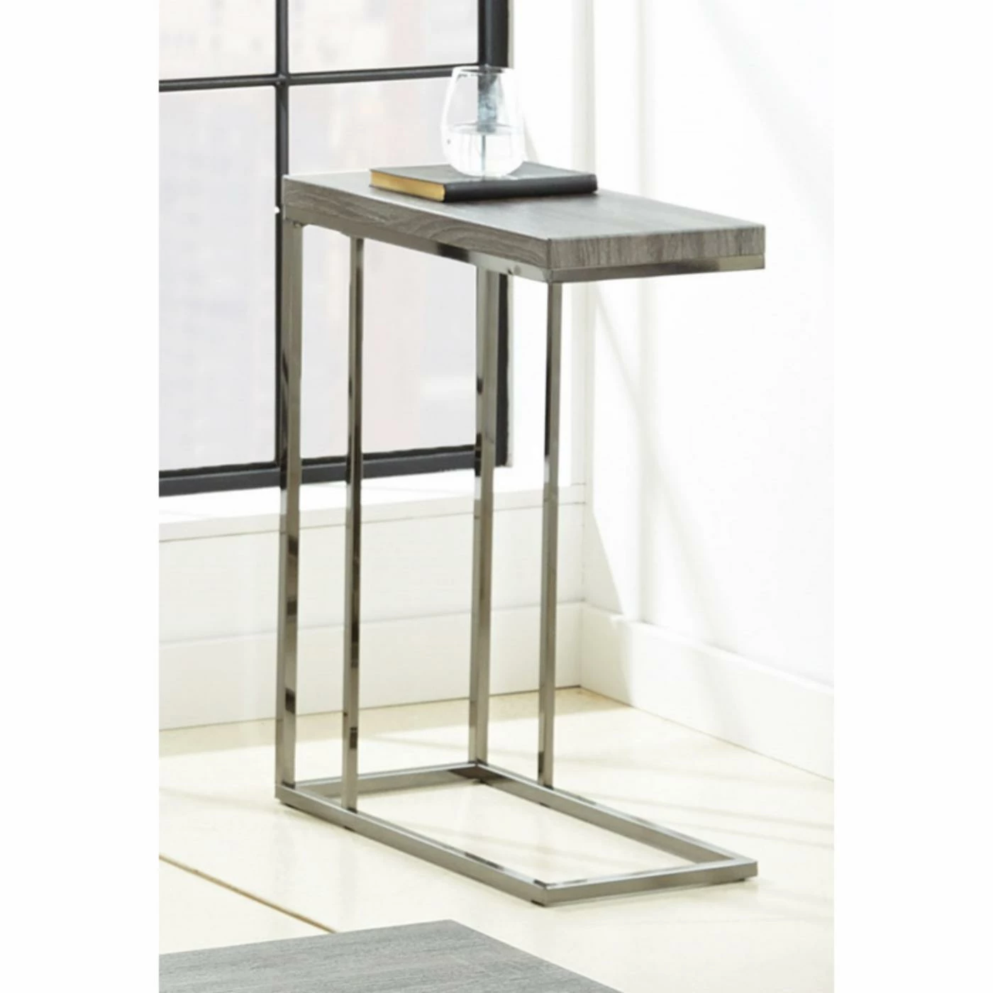 Budget π Rectangle End Tables & Side Tables Steve Silver Co. Lucia Rectangular C-Table π - Image 2