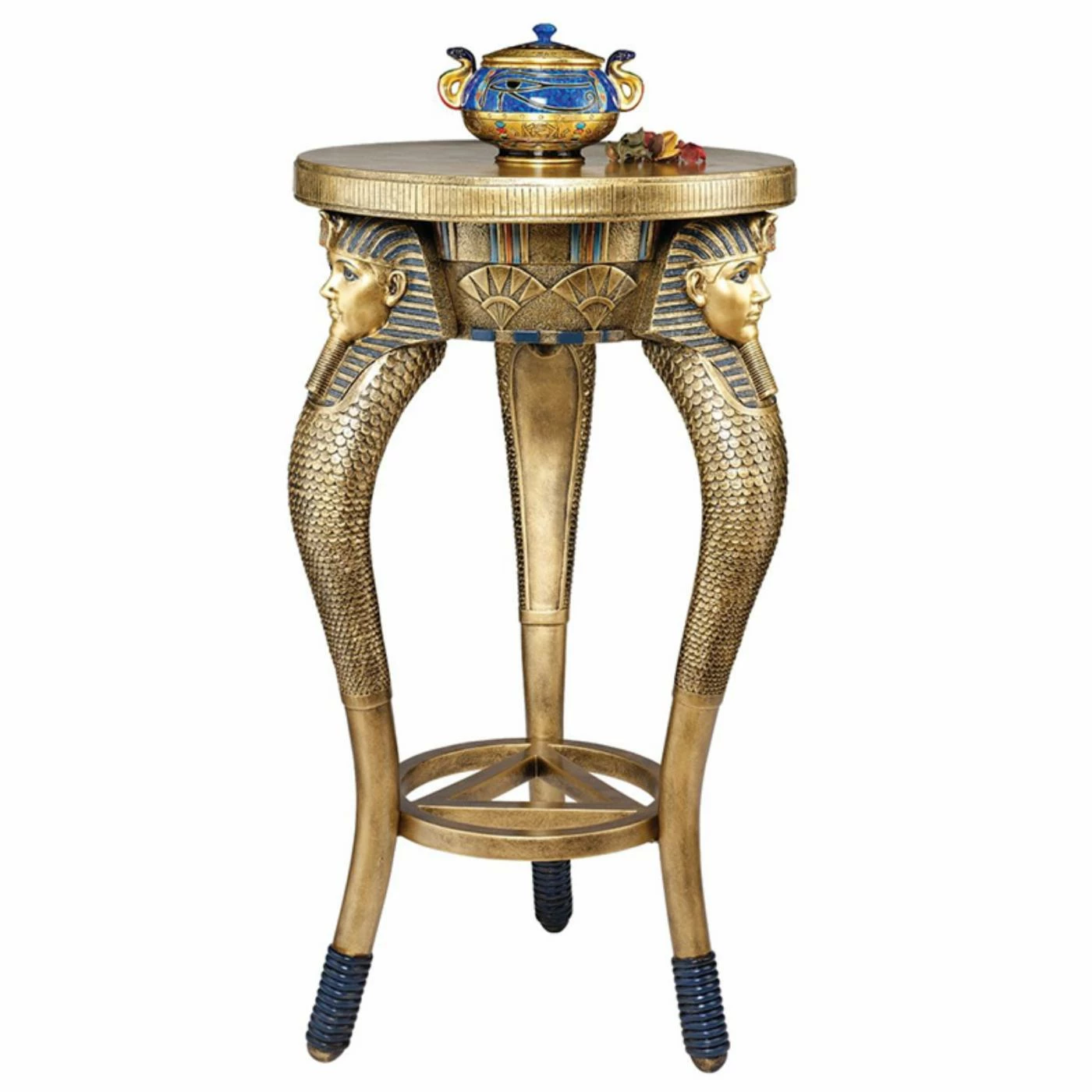 Flash Sale ⌛ Round End Tables & Side Tables Design Toscano King Of The Nile Occasional Table 😍 - Image 2