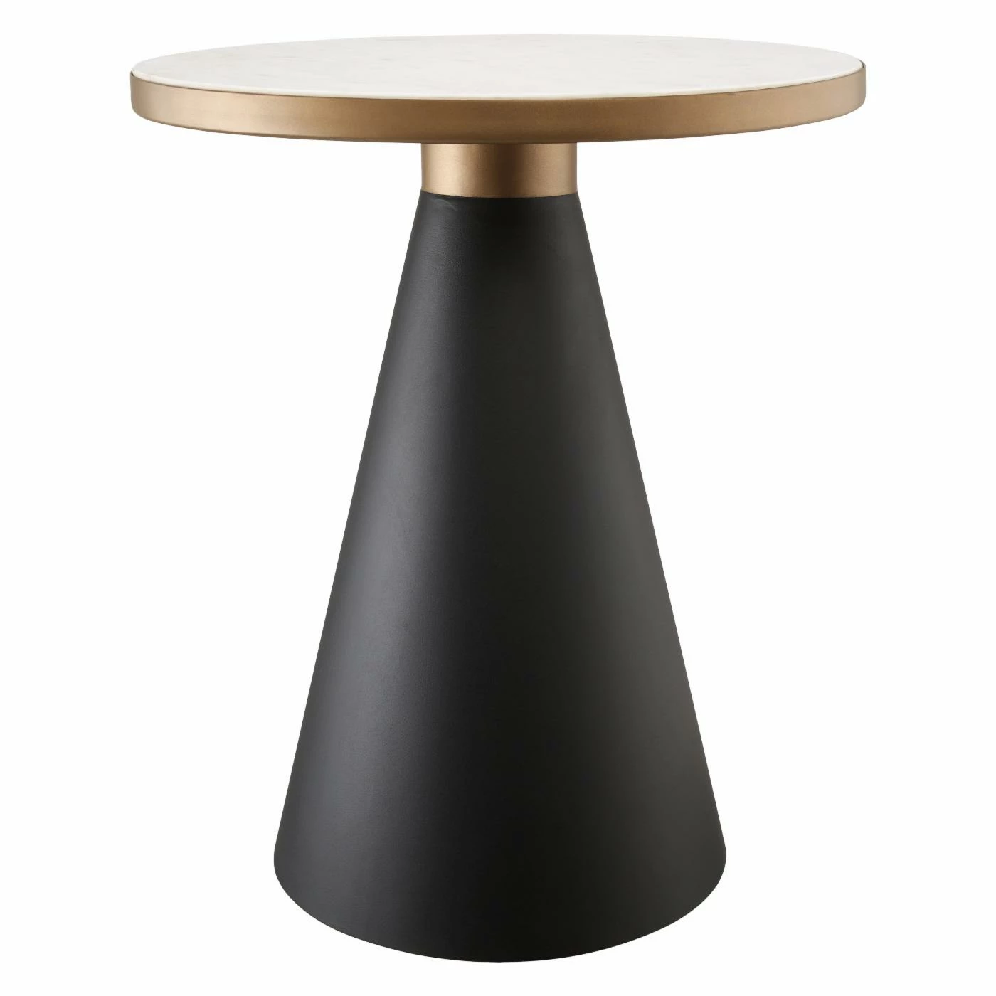 Wholesale β Round End Tables & Side Tables TOV Furniture Richard Round Marble Side Table π - Image 2