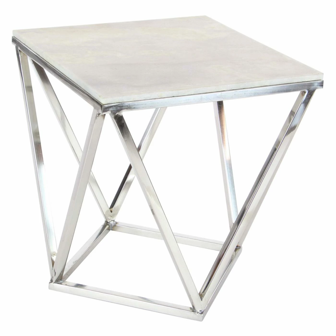 Top 10 ๐งจ Square End Tables & Side Tables DecMode Modern Marble Accent End Table โจ - Image 2