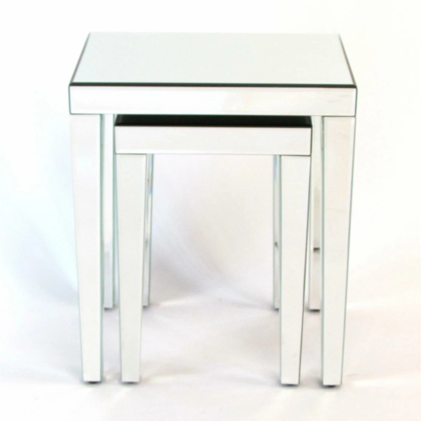 Buy 😍 Rectangle End Tables & Side Tables Wayborn Beveled Rectangular Mirror End Tables - Set Of 2 ⭐ - Image 2