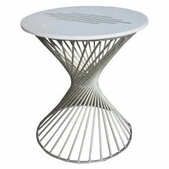 Best Sale 👍 A & B Home Round End Tables & Side Tables A & B Home Marble Top End Table 💯