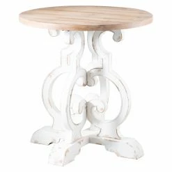 Hot Sale 🔔 A & B Home Round End Tables & Side Tables A & B Home Alcott Round End Table ✔️