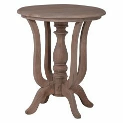 Buy 🔥 A & B Home Round End Tables & Side Tables A & B Home Marion Pedestal Side Table ⌛