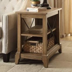 Promo ๐ Rectangle End Tables & Side Tables Acme Furniture Hiroko End Table ๐