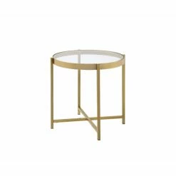 Hot Sale 🎉 Round End Tables & Side Tables Acme Furniture Charrot End Table 😉