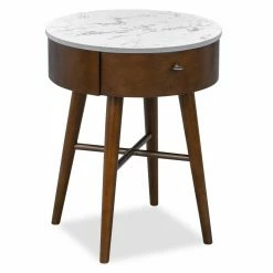 Promo 👏 Poly & Bark Round End Tables & Side Tables Poly & Bark Andover Side Table ⌛