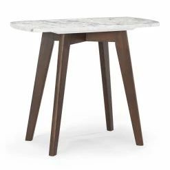 Best Sale 🤩 Poly & Bark Rectangle End Tables & Side Tables Poly & Bark Riley Marble Top Rectangle End Table 🧨