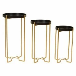 Outlet ⌛ Round End Tables & Side Tables Aspire Home Accents Heming Accent Table - Set Of 3 💯