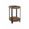 Best reviews of 👏 Rectangle End Tables & Side Tables Alaterre Furniture Modesto Reclaimed Wood Round End Table 😉