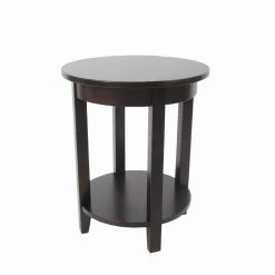 Cheapest 😉 Round End Tables & Side Tables Alaterre Furniture Shaker Cottage Round Accent Table 🎁
