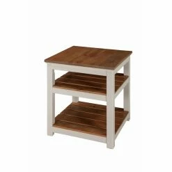 Brand new ๐ Rectangle End Tables & Side Tables Alaterre Furniture Savannah 2 Shelf End Table โค๏ธ