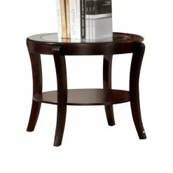 Flash Sale 🛒 Round End Tables & Side Tables Benzara Finley Contemporary End Table 🛒