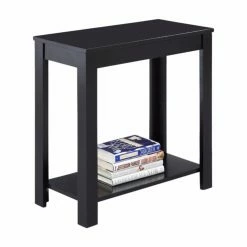 Hot Sale 🧨 Rectangle End Tables & Side Tables Benzara Minimalistic Wooden Chairside Table 😉