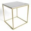 Coupon ❤️ Square End Tables & Side Tables Best Home Fashion Prince Square Marble Top Accent Table 😉