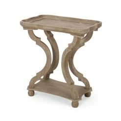Coupon 🧨 Best Selling Home Rectangle End Tables & Side Tables Ouray French Country Accent Table 🧨